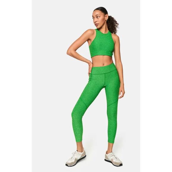 Outdoor Voices Warmup Leggings & Sports Bra Pine‎ Green Size Medium - Picture 1 of 10